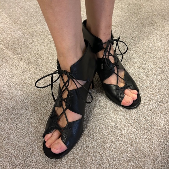 Via Spiga black high heel sandals - Picture 8 of 8